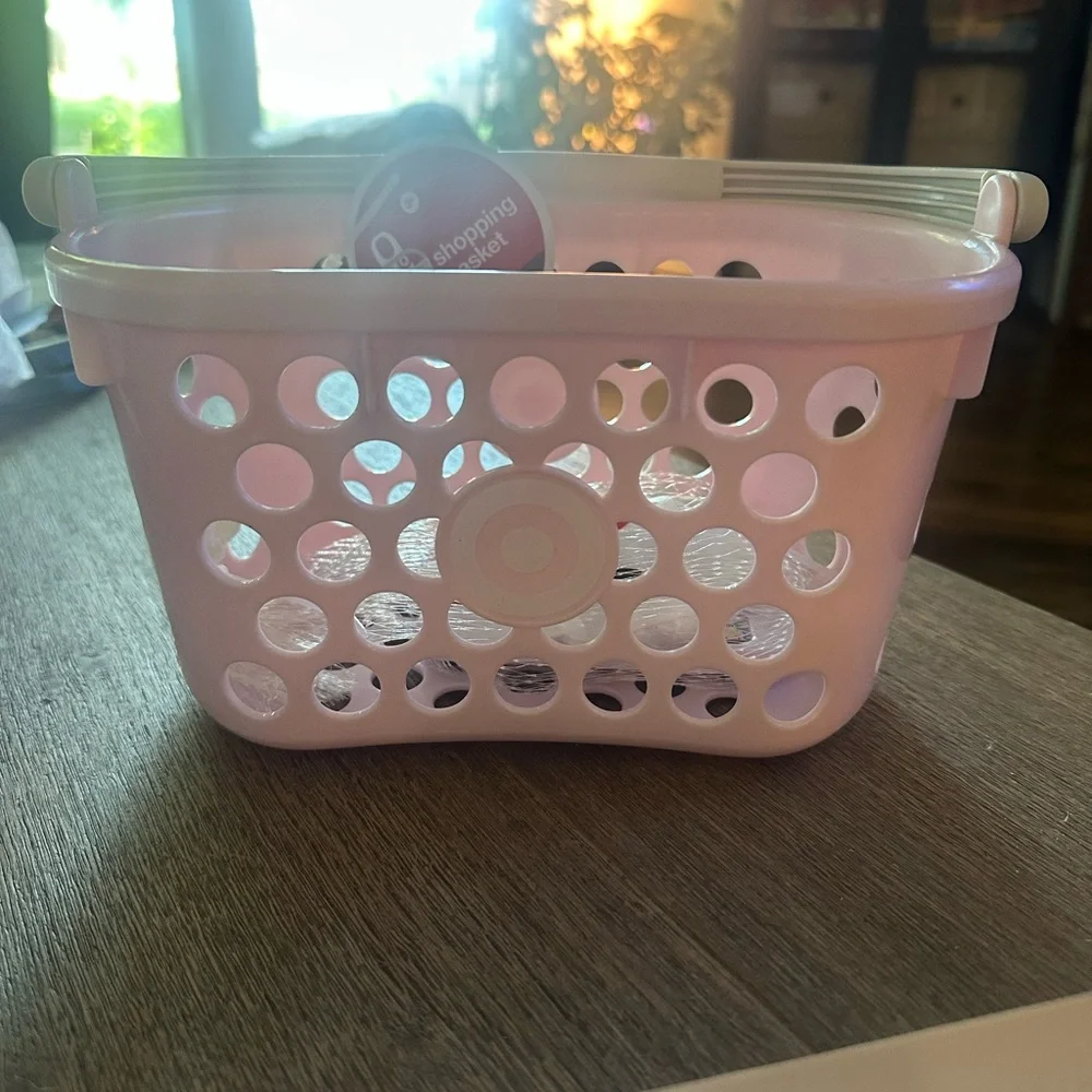 Target Toy Pink Shopping basket - Picture 1 of 2